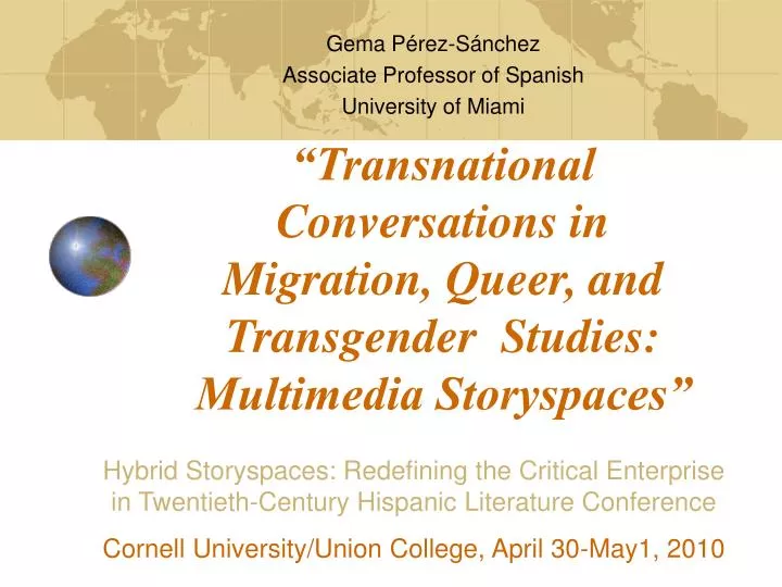 transnational conversations in migration queer and transgender studies multimedia storyspaces