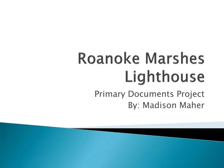 roanoke marshes lighthouse