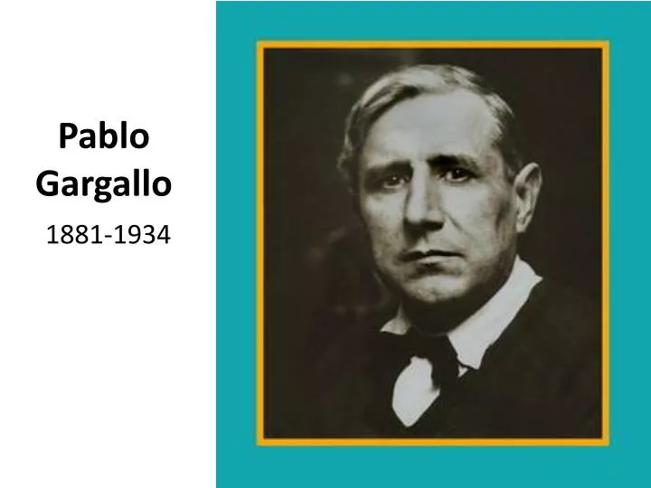 pablo gargallo 1881 1934