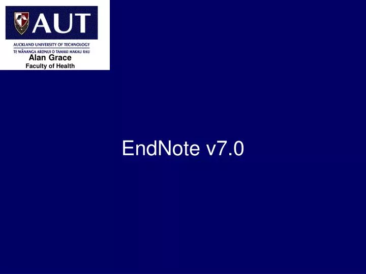 endnote v7 0