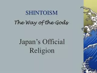 SHINTOISM