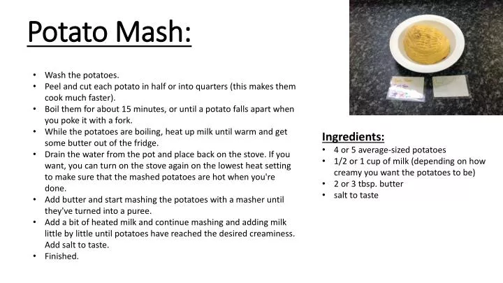 potato mash