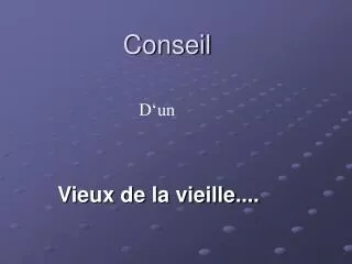 conseil