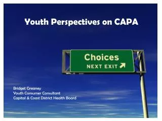Youth Perspectives on CAPA