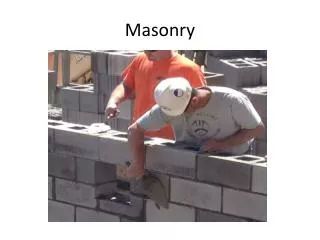 masonry