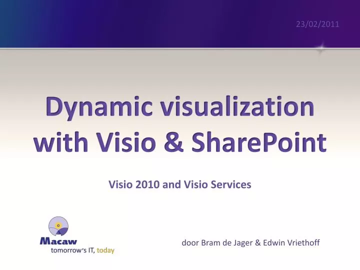 dynamic visualization with visio sharepoint