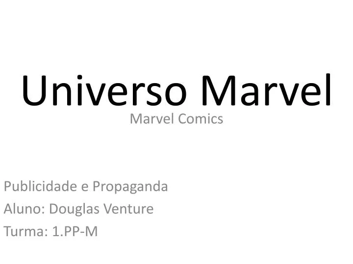 universo marvel