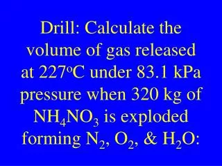 Thermo-chemistry