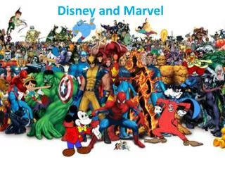 Disney and Marvel