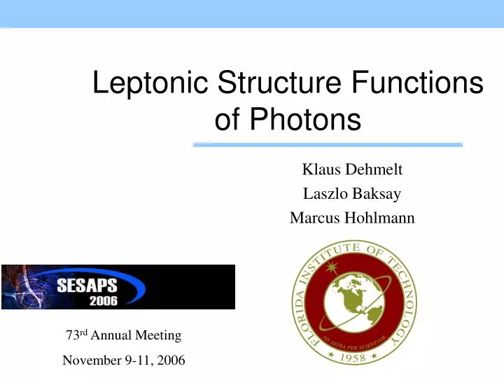 leptonic structure functions of photons