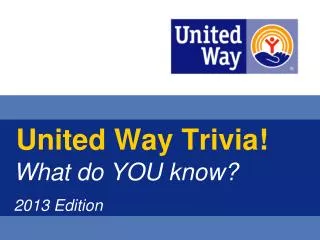 United Way Trivia!