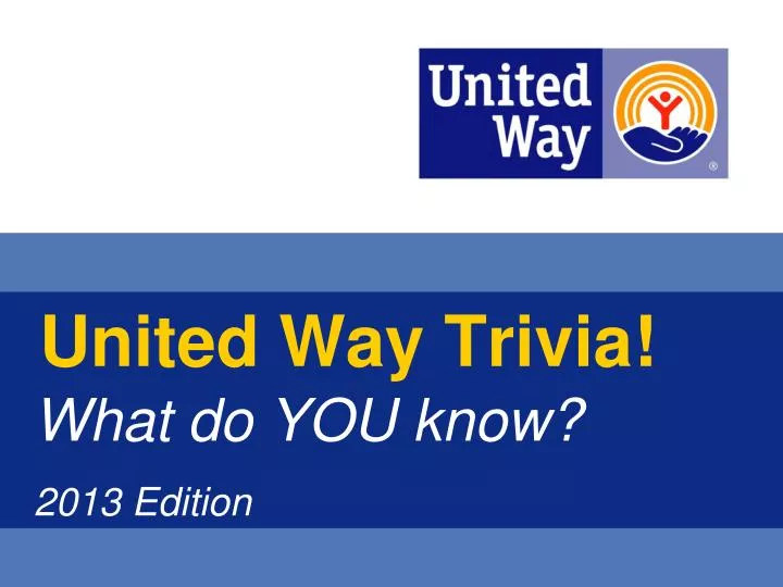 united way trivia