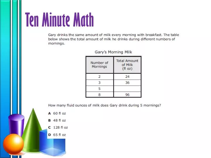 ten minute math