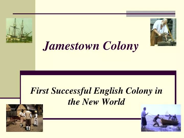 jamestown colony