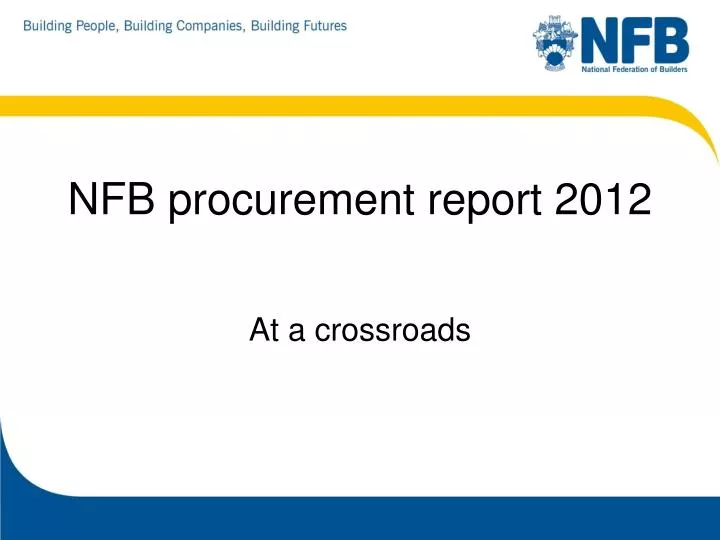 nfb procurement report 2012