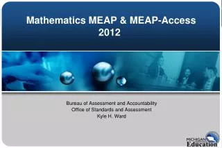 Mathematics MEAP &amp; MEAP-Access 2012