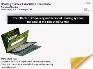 The effects of Cohousing on the Social Housing system: the case of the Threshold Centre