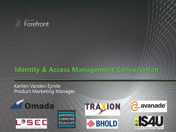 identity access management conversation