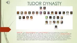 TUDOR DYNASTY