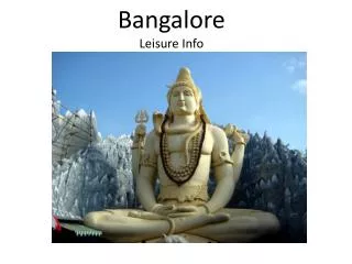 Bangalore Leisure Info