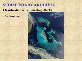 SEDIMENTARY ARCHIVES