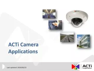 ACTi Camera Applications