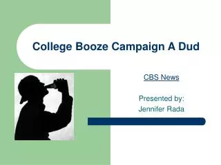 College Booze Campaign A Dud