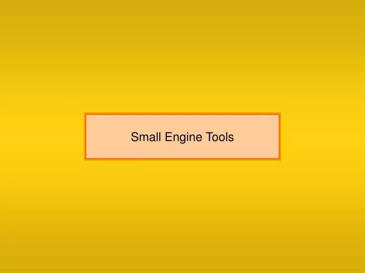 small engine tools