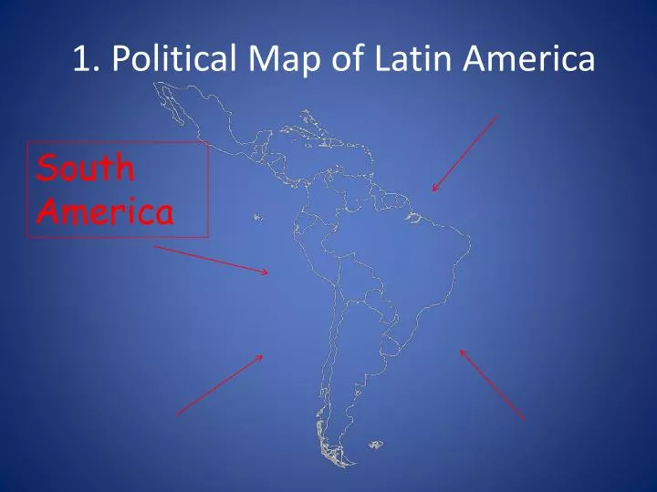 1 political map of latin america