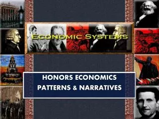 HONORS ECONOMICS PATTERNS &amp; NARRATIVES