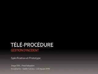 t l proc dure gestion d incident