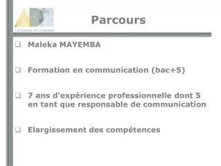 parcours