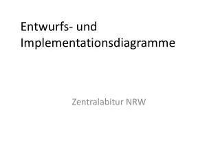 entwurfs und implementationsdiagramme
