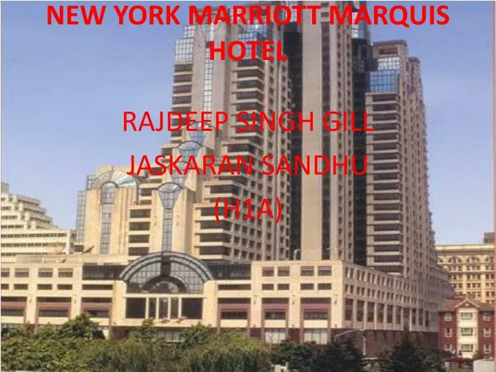 new york marriott marquis hotel