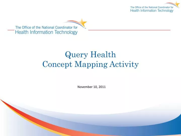 query health concept mapping activity