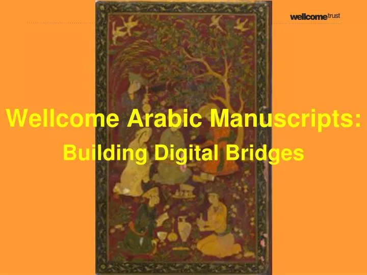 wellcome arabic manuscripts