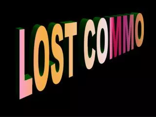 LOST COMMO