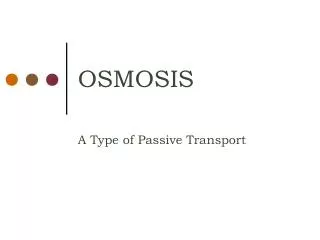 osmosis