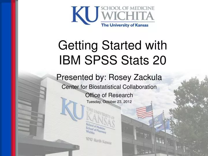 getting started with ibm spss stats 20