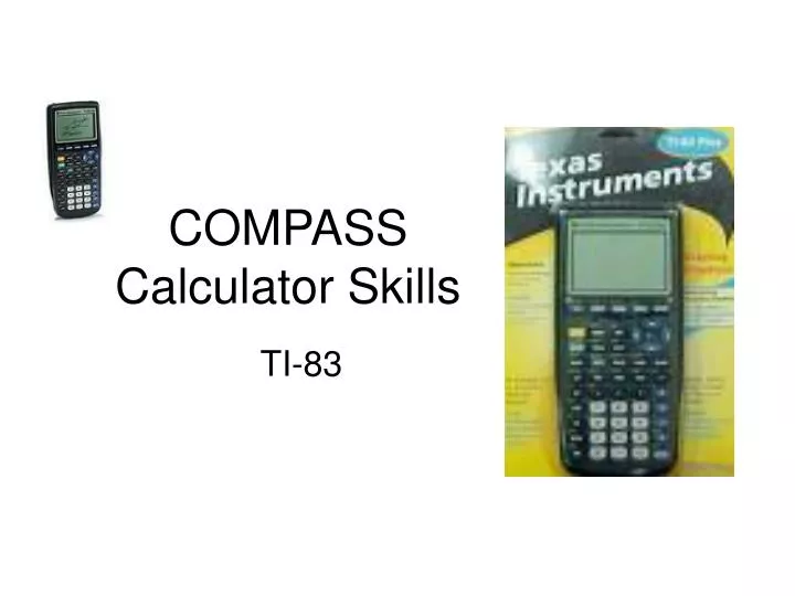 compass calculator skills