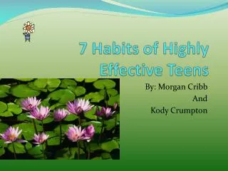 7 habits of highly effective teens
