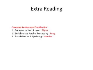 Extra Reading