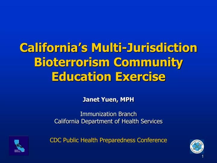 california s multi jurisdiction bioterrorism community education exercise