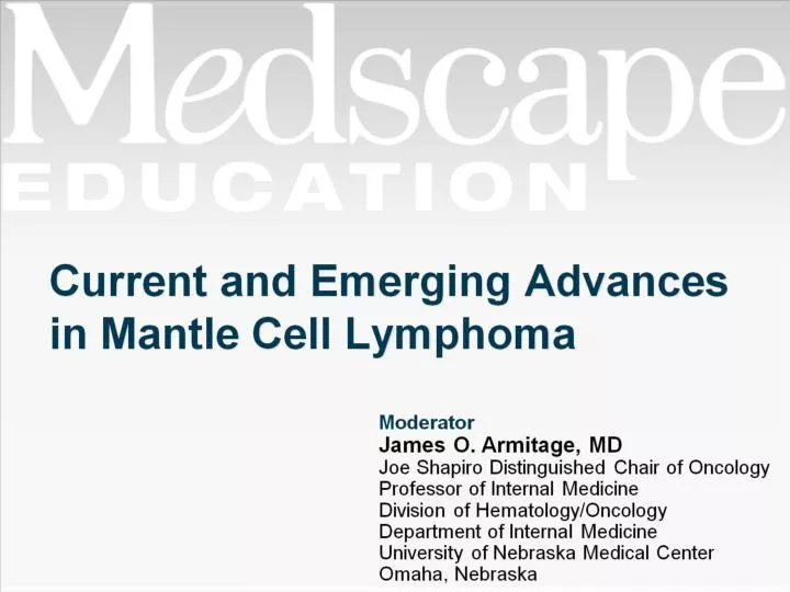 current and emerging advances in mantle cell lymphoma