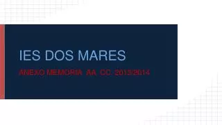 ies dos mares