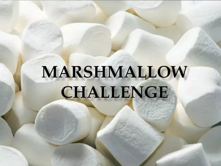marshmallow challenge