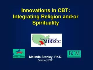 Innovations in CBT: Integrating Religion and/or Spirituality