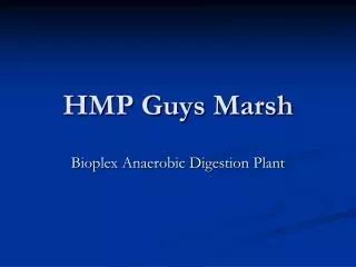HMP Guys Marsh