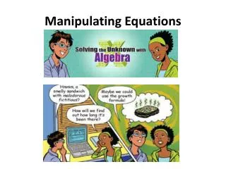 Manipulating Equations