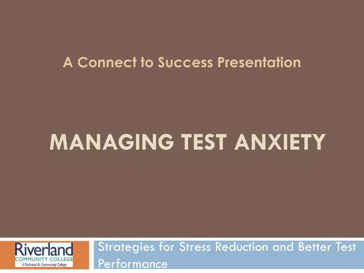 managing test anxiety